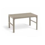 Curver Lyon Resolith műanyag kerti asztal bézs