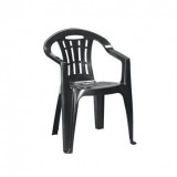Curver Mallorca műanyag kerti szék grafit színben