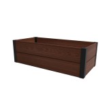 Curver Maple magasított virágágyás barna