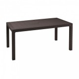 Curver Melody asztal, whiskey barna színben