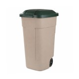 Curver Műanyag kültéri szemetes 110l beige-zöld