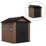 Curver Newton Plus wide 7 x 7,5 műanyag kerti ház barna
