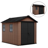 Curver Newton Plus wide 9 x 7,5 műanyag kerti ház barna