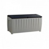 Curver Novel Storage Box tároló, fekete-szürke színben