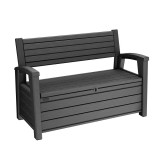 Curver Oliver műanyag kerti pad és tároló grafit