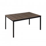 Curver Porto 160 műanyag kerti asztal dió