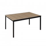 Curver Porto 160 műanyag kerti asztal kőris