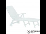 Curver Roma összecsukható műanyag napozóágy, szabályozható háttámlával, fehér