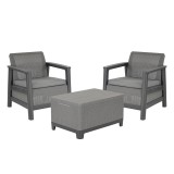 Curver Scandi Balcony linea set kerti bútor garnitúra grafit-hűvösszürke