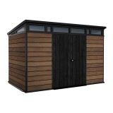 Curver Signature PENT 11x7 műanyag kerti ház dió