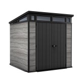 Curver Signature pent 7x7 műanyag kerti ház viharszürke