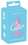 Cuties Mini Butt Plug - szilikon anál plug - lila (2,8cm)