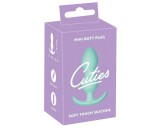 Cuties Mini Butt Plug - szilikon anál plug - menta (2,3cm)