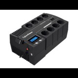 CyberPower BR1000ELCD szünetmentes tápegység (UPS) Vonal interaktív 1 kVA 600 W 8 AC kimenet(ek) (BR1000ELCD)