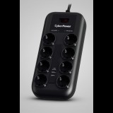 CyberPower P0820SUF0-DE 8 aljzat túlfeszültség védő és USB töltő 2 x 2.4A (P0820SUF0-DE)