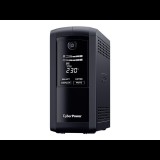 CyberPower VP1000EILCD szünetmentes tápegység (UPS) Vonal interaktív 1 kVA 550 W 6 AC kimenet(ek) (VP1000EILCD)