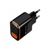 Canyon CNE-CHA042BO USB-s hálózati töltő USB Type-C kábellel fekete (CNE-CHA042BO) - Töltők