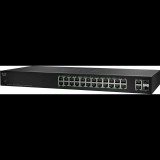 Cisco SF112-24 24 port 10/100Mbps asztali Switch Gigabit Uplink porttal (SF112-24) - Ethernet Switch