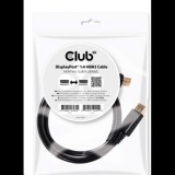 Club 3D CLUB3D DisplayPort 1.4 HBR3 - DisplayPort 1.4 HBR3 8K/60Hz 1m kábel  (CAC-2067) (CAC-2067) - DisplayPort