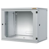 Conteg 9U 19" fali rack szekrény 600x500 szürke  (RUN-09-60/50-B) (RUN-09-60/50-B) - Rack szekrény