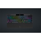 CORSAIR Vezetékes Billentyűzet Gaming, K70 RGB PRO, Mechanikus, CHERRY MX Red switch, Alumínium keret, US, szürke