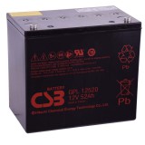 CSB 12V 52Ah Zselés Akkumulátor GPL 12520