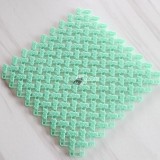 Csúszásgátló fürdőszobai szőnyeg - Világos zöld
