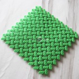 Csúszásgátló fürdőszobai szőnyeg - - Zöld
