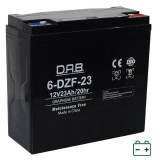 D.A.B. 6-DZF-23 12V 23Ah Ciklikus Grafén zselés akkumulátor elektromos kerékpárba