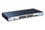 D-Link 24-port 10/100/1000 Layer 2 Stackable Managed Gigabit Switch including 4-