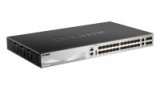 D-link 24 SFP ports Layer 3 Stackable Managed Gigabit Switch with 2 x 10GBASE-T