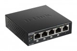 D-Link DGS-1005P 5‑Port Desktop Gigabit PoE+ Switch DGS-1005P/E