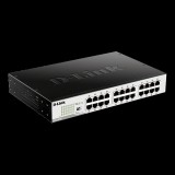 D-Link DGS-1024D 24x1000Mbps Desktop Fémházas Fanless Unmanaged Switch