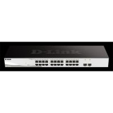 D-Link DGS-1210-26 24x1000Mbps+2xSFP L2 Fanless Smart Managed Switch