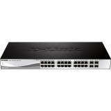 D-Link DGS-1210-28 28 Port Gigabit Smart Switch 28xport,Fémház,28xGigabit