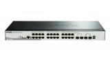 D-Link DGS 1510-28P - Switch - L3 - Smart - 24 x 10/100/1000 PoE++ 2 Gigabit SFP+ 2 - Switch - Fiber Optic