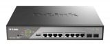 D-Link DSS-200G-10MPP 8-Port 10/100/1000 PoE Gigabit Ethernet Surveillance Switch DSS-200G-10MPP/E
