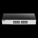 D-Link GO-SW-16G 16 Port 16x1000Mbps Unmanaged RM Fanless Switch