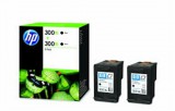 D8J43AE Tintapatron DeskJet D2560, F4224, F4280 nyomtatókhoz, HP 300xl fekete, 2*600 oldal (eredeti)