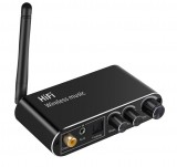 DAC digitál analóg audio konverter Bluetooth vevő Optikai SPDIF Toslink USB olvasó RCA 3,5 mm jack kimenet távirányitós