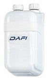 DAFI átfolyós vízmelegítő csatlakozóval, csaptelep nélkül 5,5kW (DAF093008AC55)