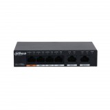 Dahua 6 portos Gigabit  PoE switch (PFS3006-4GT-60) (PFS3006-4GT-60) - Ethernet Switch