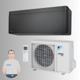 DAIKIN STYLISH 4,2 KW MATT FEKETE KLÍMA SZETT