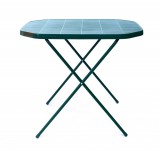 DAJAR összecsukható kempingasztal - zöld - 53 x 70 cm