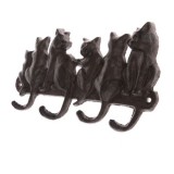 Dakls Öntöttvas falifogas macskás, 22x10,5x3cm