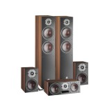 Dali OBERON 7/1/VOKAL 5.0 hangsugárzó szett, dió