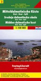 Dalmát tengerpart 3. Brac-Hvar-Split autótérkép - f&b AK 0705
