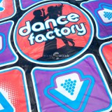 Dance Factory interaktív táncszőnyeg TV-hez és PC-hez csatlakoztatható szórakozáshoz