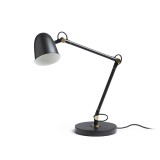 DANNY asztali lámpa fekete sárgaréz 230V LED E14 5W