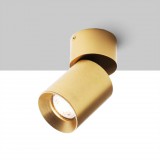 DARIO mennyezeti lámpa szálcsiszolt sárgaréz 230V LED GU10 9W